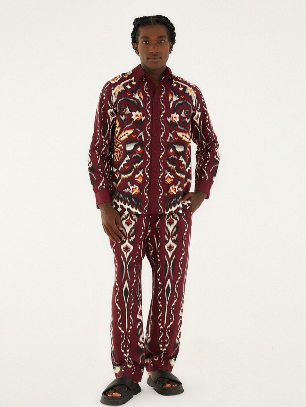 Sand Ainika Pineapple Ikat Pants